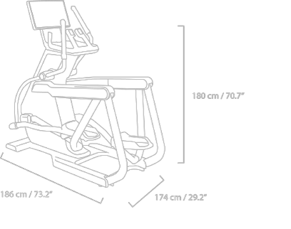 Эллипс с изменяемой траекторией шага Onyx Ascent Trainer A-ONYX/ XL-ONYX-C