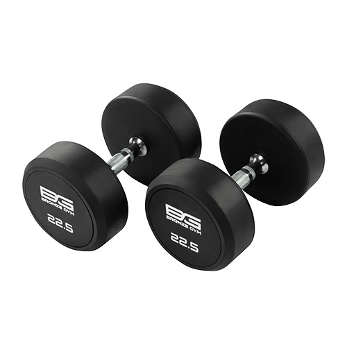 Обрезиненная гантель Bronze Gym 22.5 кг BG-PA-DB-R225
